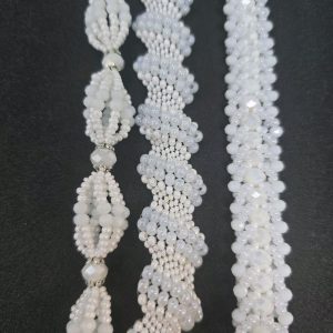 Orisha Obatala Beaded Bracelet - White Beads, Handcrafted Design, Ideal for Orisha Accessories