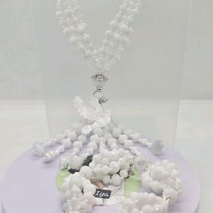 Set de pulsera y collar Orisha Obatala. Religion Yoruba