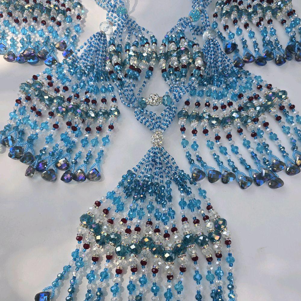 Collar de mazo para sopera Orisha Yemaya Ashabba - Imagen 7