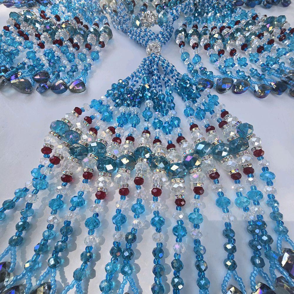 Collar de mazo para sopera Orisha Yemaya Ashabba - Imagen 3