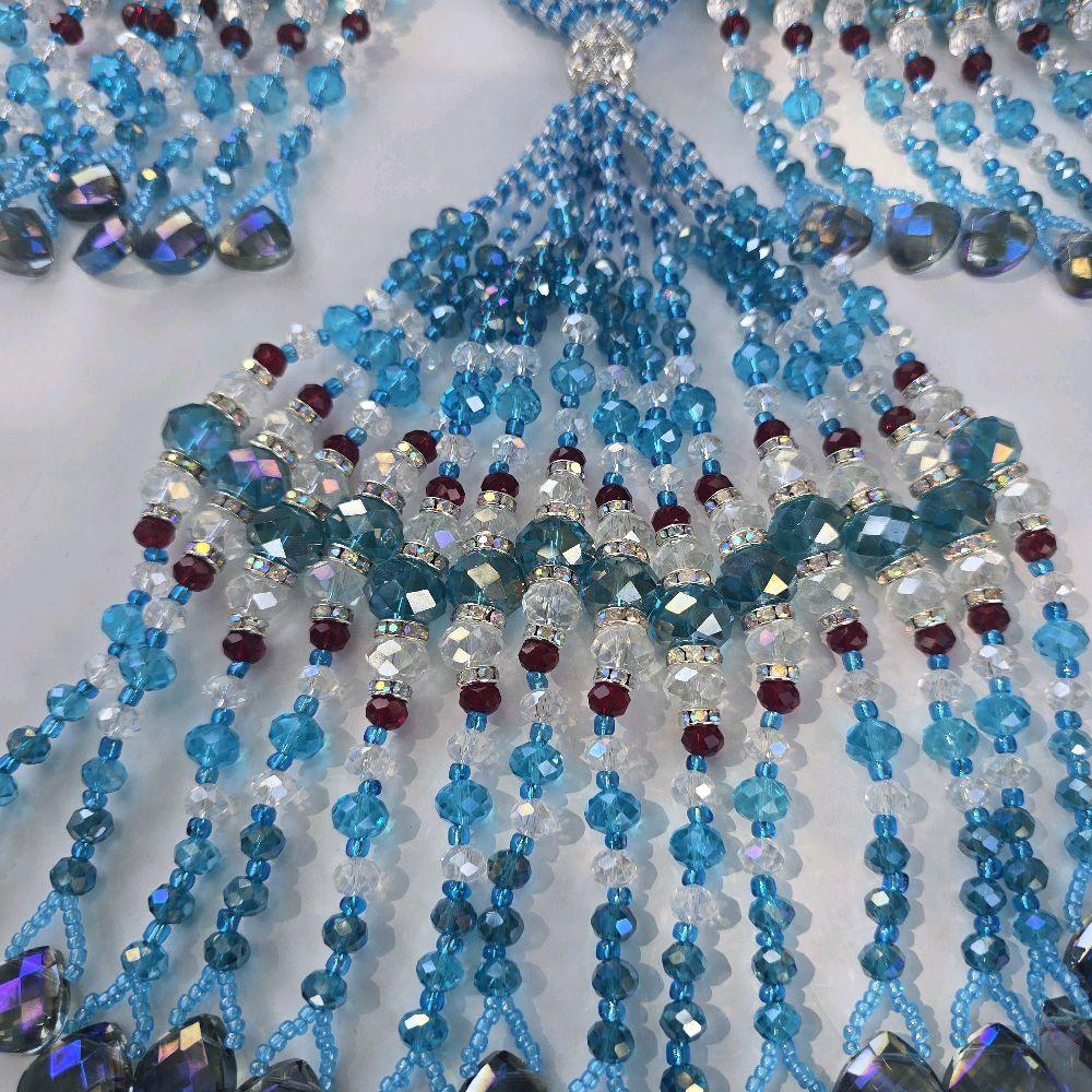 Collar de mazo para sopera Orisha Yemaya Ashabba - Imagen 2
