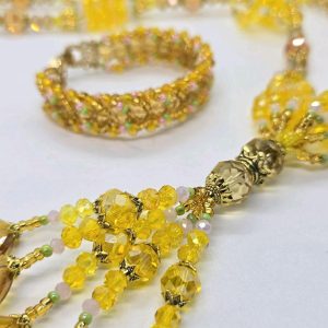 Custom Orisha-Themed Bracelet and Necklace Set