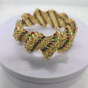 Pulsera para Orisha Oshun Ibu Kole