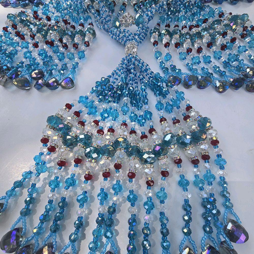 Collar de mazo para sopera Orisha Yemaya Ashabba - Imagen 4