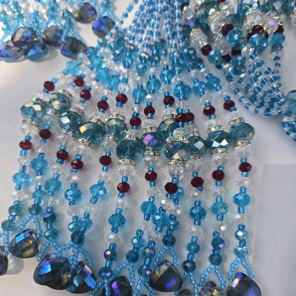 Collar de mazo para sopera Orisha Yemaya Ashabba - Imagen 5